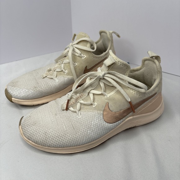 Nike Free TR 8 Premium Women's‎ Sail Bronze Size 8 CD9562-198 Training Shoes - Picture 1 of 9